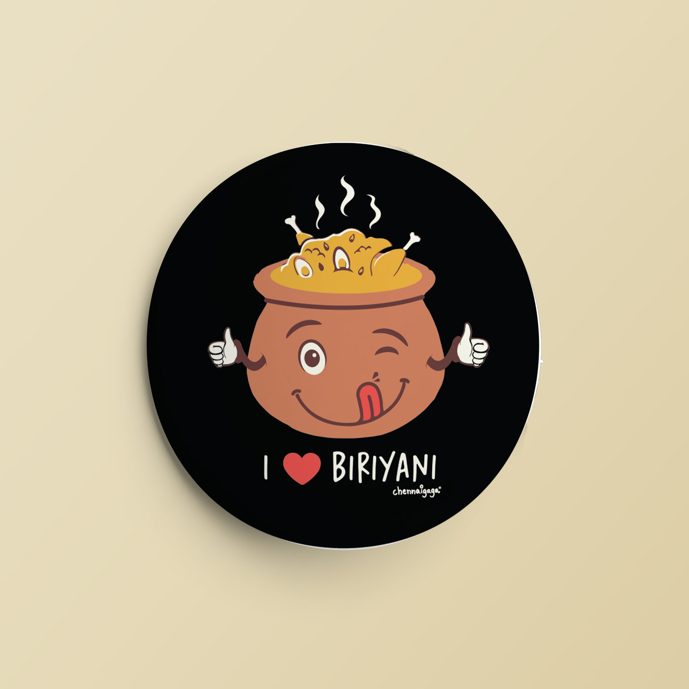 I love Biriyani - Magnet / Badge