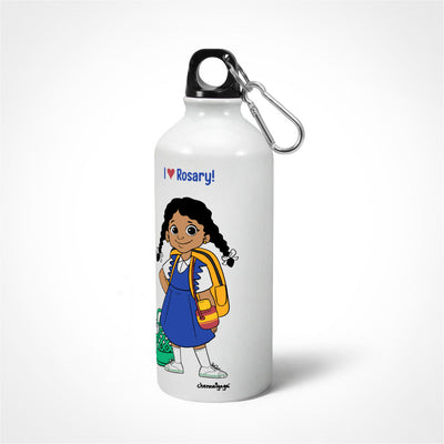 I love Rosary - water bottle