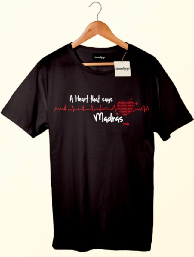 A Heart that says Madras (Slim Fit)