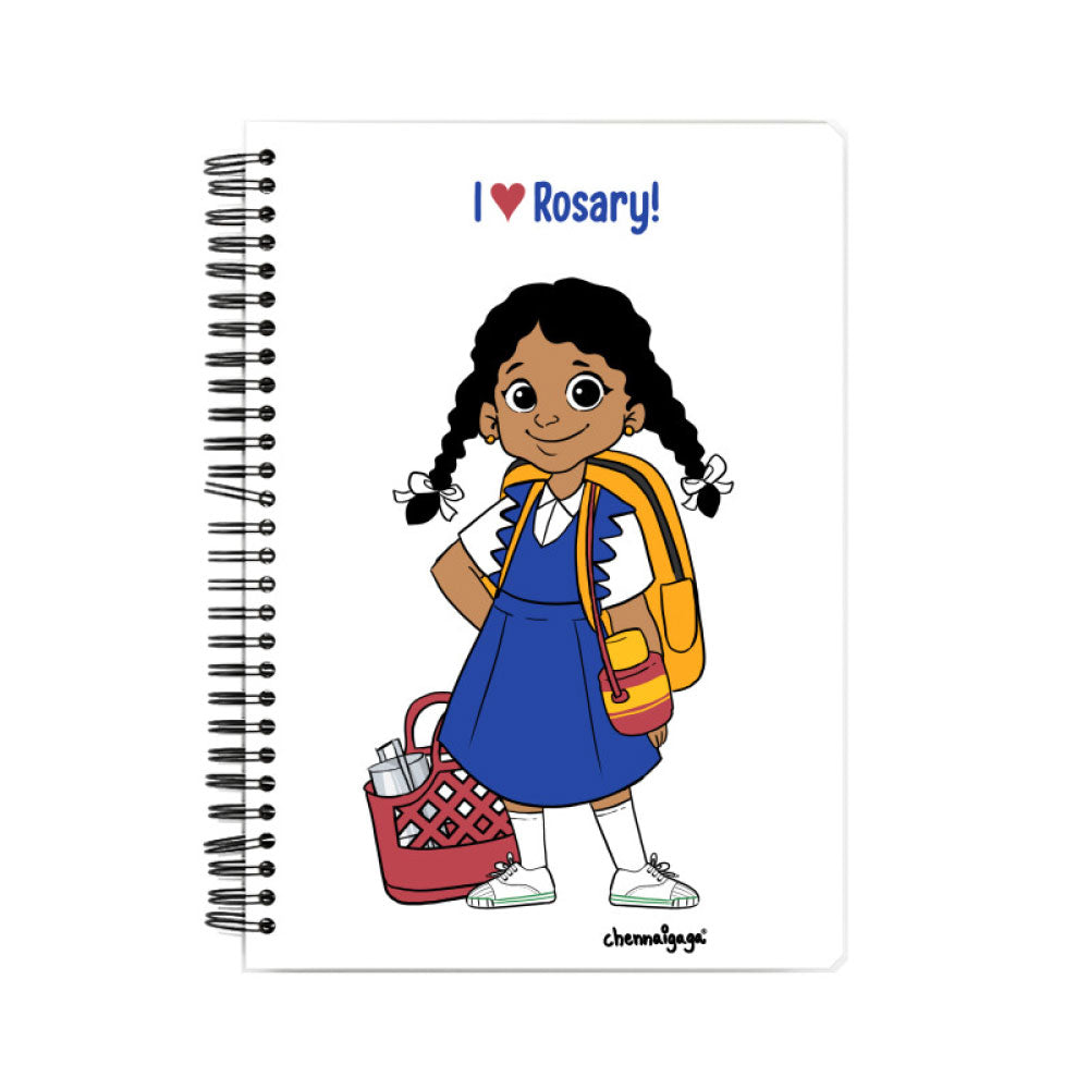 I love Rosary notebook