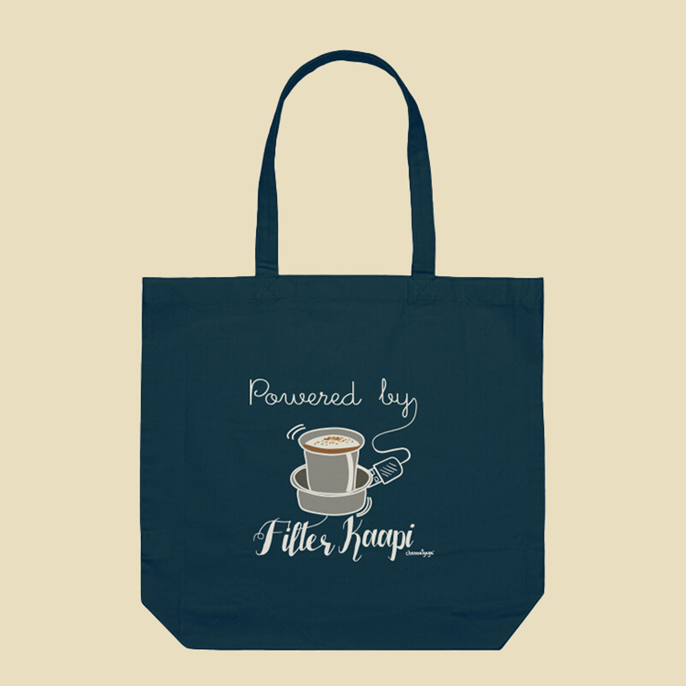 Powered by filter kaapi - Tote bag