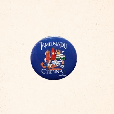 TAMILNADU CHENNAI Badge Magnet